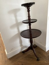 Vintage Mahogany Three Tier