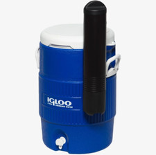 ? ? Igloo 5 Gallon Camping Sports Drinks Water Cooler +Cup Feeder Add on ? ?