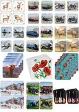 Various Designs Coasters / Table Mats - Drinks Mat - Place Mats x 4 Coasters