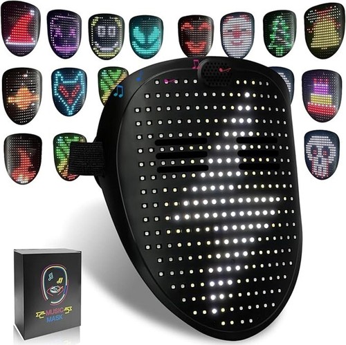 Led lighted face transforming - led,