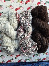 Yarn Wool Handspun 3 Lots