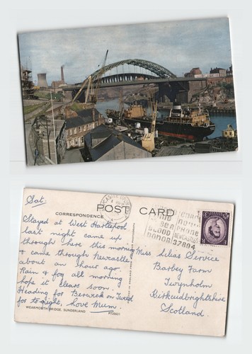 Vintage postcard wearmouth - postcard,