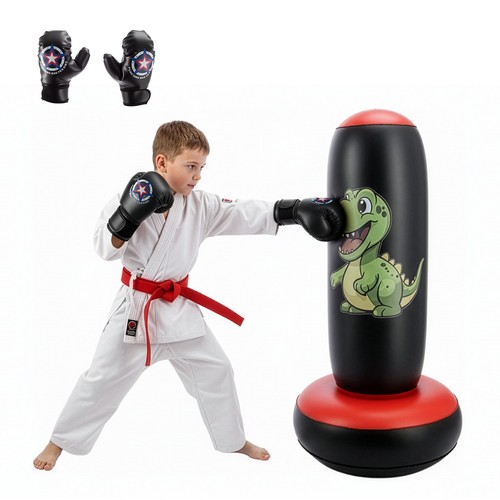 Inflatable kids punching bag - punching,