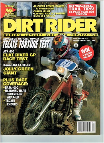 February 1990 dirt rider - february,