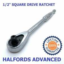 Halfords Advanced 1/2" Square Drive 12" 100 Teeth Ratchet Handle - New Free P&P