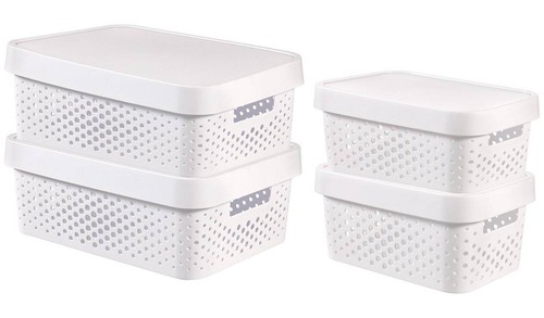 White curver infinity dots - curver,