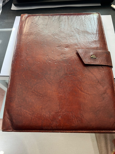 The bridge leather padfolio - leather,