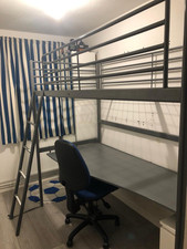 svarta ikea bunk bed