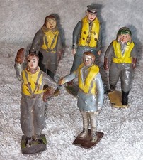 WW2 vintage lead 1/32 Battle of Britain toy soldiers job lot x 5, conversions #R