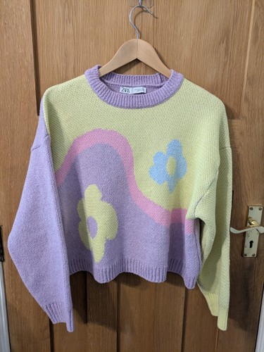 Zara cotton blend floral - cotton,