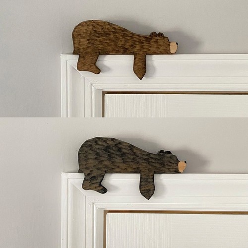 Wooden door frame sculpture - wooden,