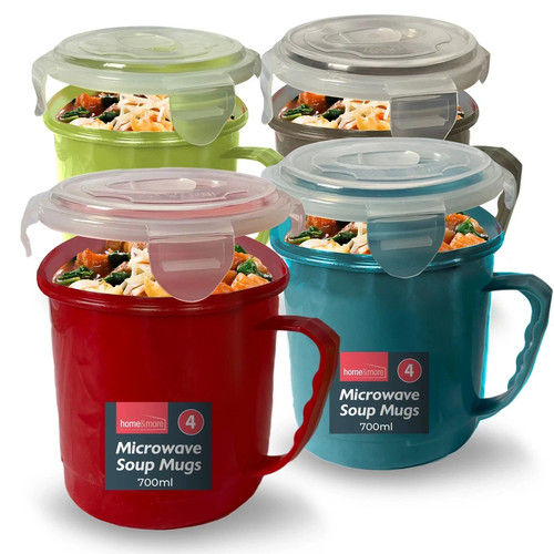 Microwave soup mug 700ml - microwave,