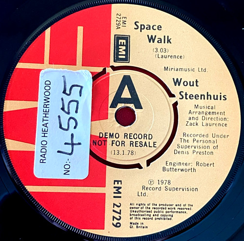Wout steenhuis space walk - space, 7"
