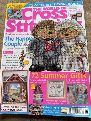 World cross stitching - world,