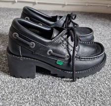 Kickers Kilo Black Leather
