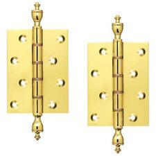 Pair of BRASS FINIAL HINGES