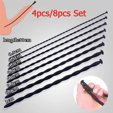 4/8pcs Male 30cm Silicone Sounding Urethral Plug Dilator Stretching Ring Bondage