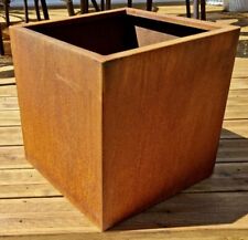 Corten Steel Cube