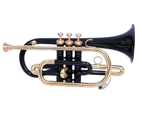 Cornet sale new black brass - cornet, bb