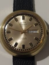 Vintage Avia Daytyme 25 Jewels Incabloc Automatic Watch