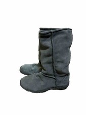 Barratts Grey Blue Mid Calf Suede Lovely Boots Size 4