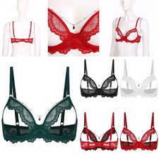 Womens Floral Lace Bra with