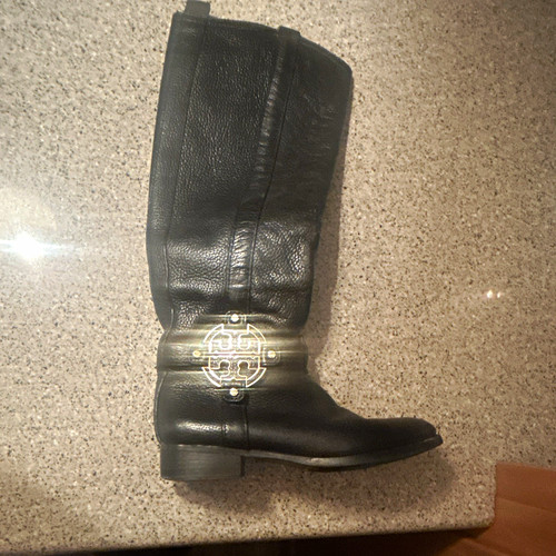 Tory burch black leather - burch,
