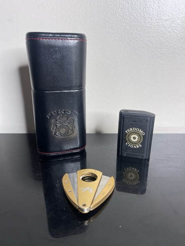 Punch cigar case - cigar, genuine