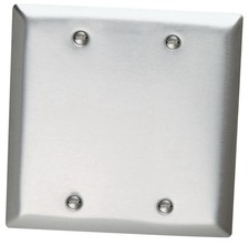 [3 Pack] 2 Gang Stainless