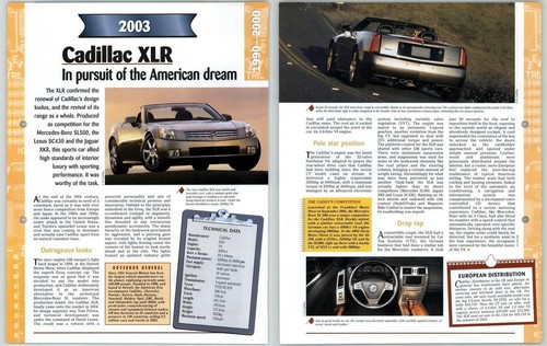 Cadillac xlr 1990 2000 - xlr, a