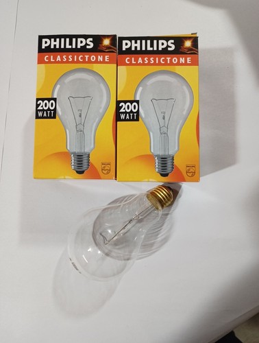 Vintage philips 200w e27 - vintage,