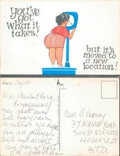 Comic illustration of woman on