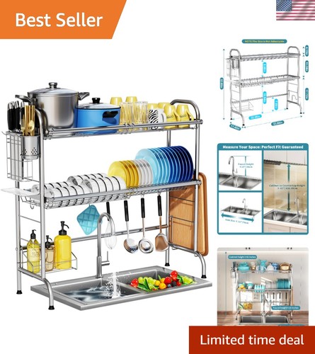 Tier dish drying rack - rack, for