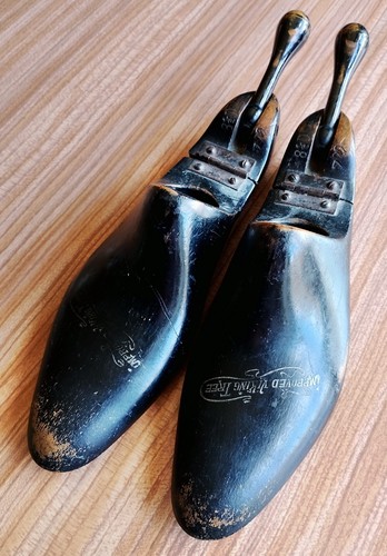 Pair wooden vintage german - wooden,