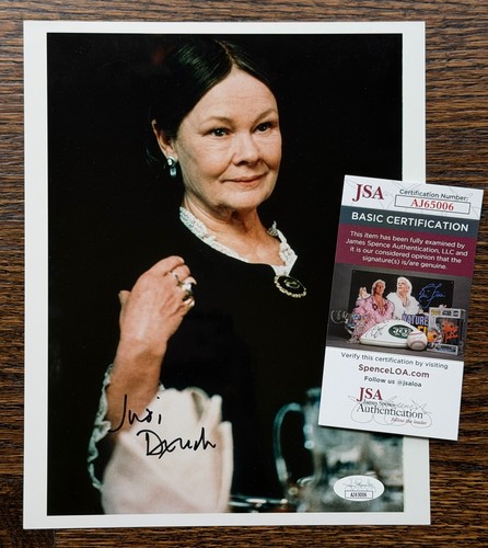 Judi dench signed - dench, autographed