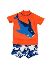 Boys NEXT Swimming Costume Set 9-12 Months UV-Protection Excellent Condition