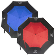 ISLAND GREEN 66" VENTED DUAL CANOPY AUTO OPEN GOLF TOUR UMBRELLA @ 50% OFF RRP