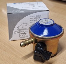 21mm Butane Gas Regulator Clip On - Suitable for 7kg & 15kg Calor Gas - Caravan