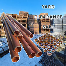 UNDERGROUND DRAINAGE PIPE/COUPLERS 110mm Sewage Ground Drain Pipes CLEARANCE
