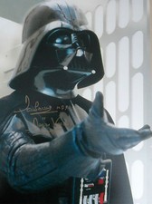 DAVE PROWSE Signed 16x12 Photo STAR WARS DARTH VADER COA
