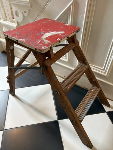 Vintage wooden steps rustic - wooden,