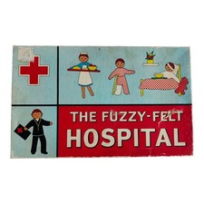 Vintage Fuzzy-Felt Hospital