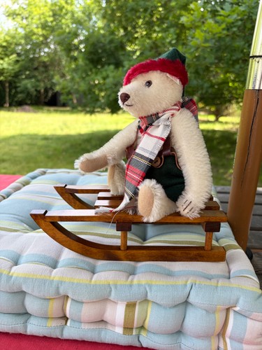 Steiff winter bear - bear, sledge)