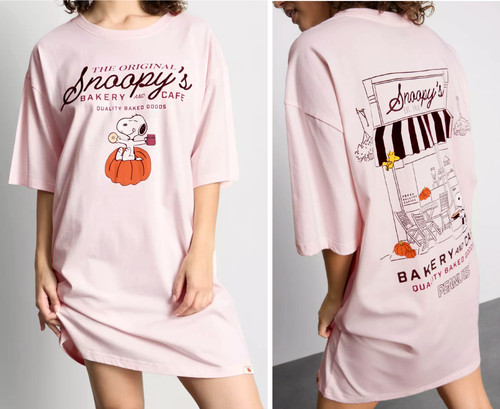Ladies nightshirt peanuts - ladies,