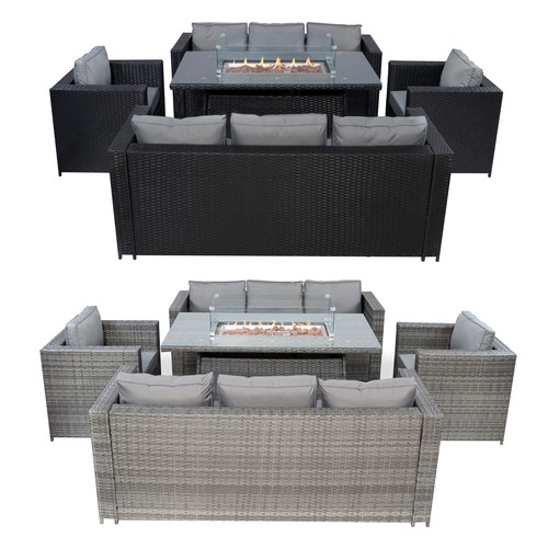 Rattan garden furniture - garden, 8