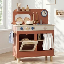 WOODEN PLAY KITCHEN PRETEND