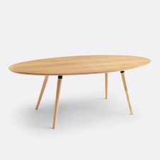 NEW La Redoute Blutante Oval Dining Table | Seats 6-8 | Oak | RRP £479.99
