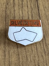 Original Aviakit Silverstone Race Track Motorcycle Enamel Badge