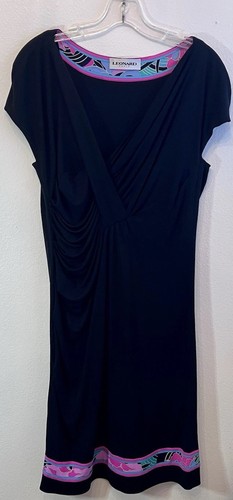 Leonard paris black viscose - leonard,