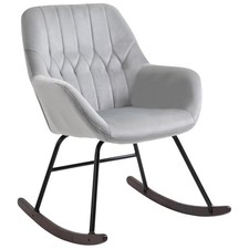 Homcom modern rocking armchair - homcom,